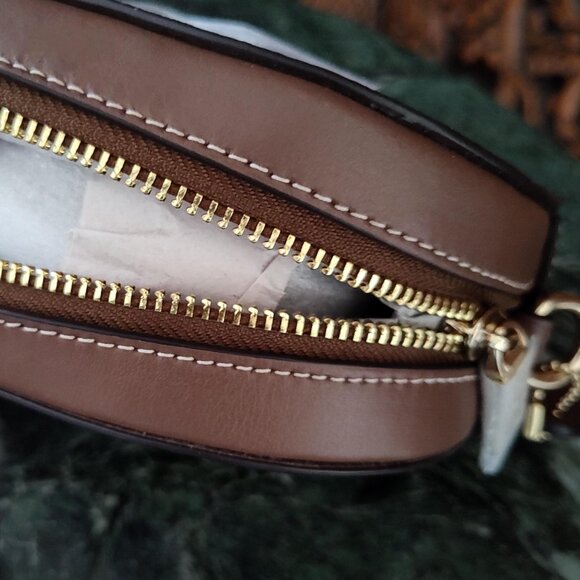 NWT Coach Mini Serena Signature Canvas Metallic Star Snowflake Bag - Picture 15 of 16